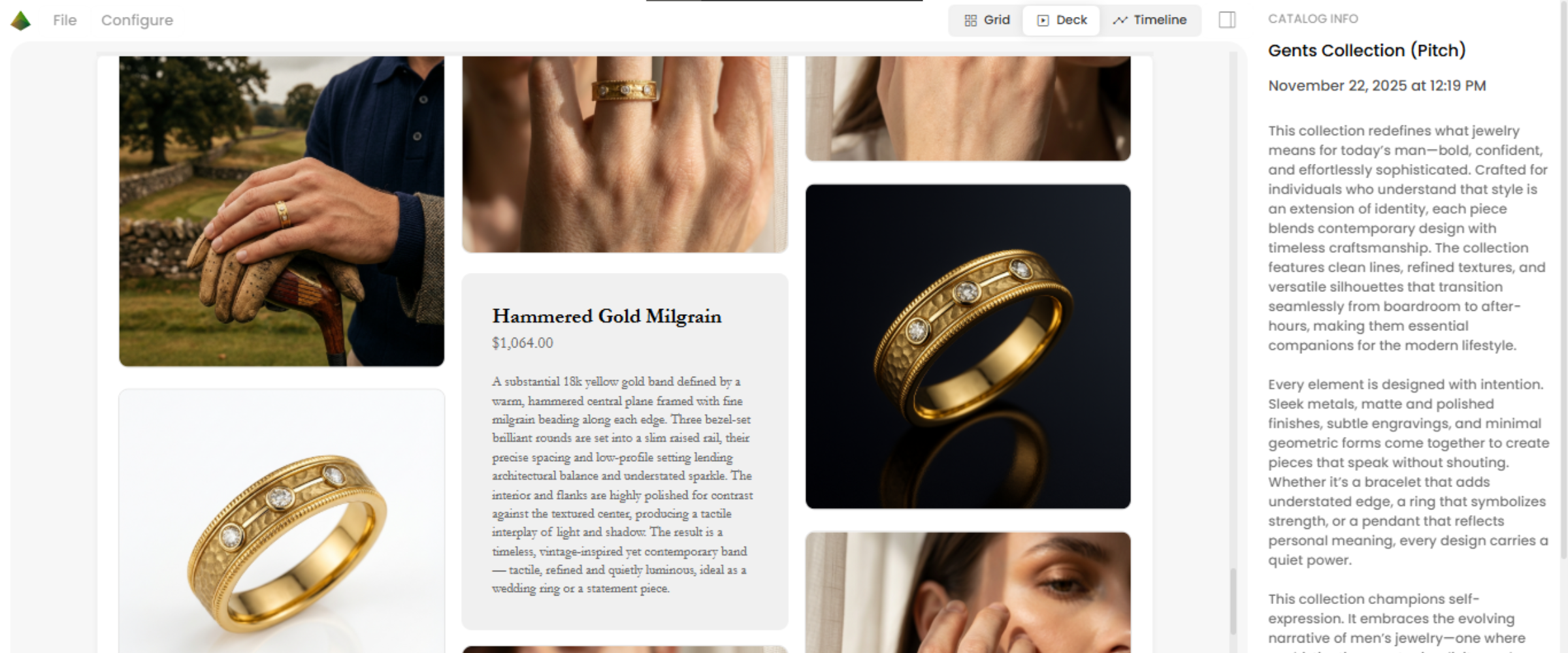 Creating Stunning Jewelry Presentations: AI-Generated Decks, Videos, and Copy